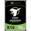 seagate 内蔵ハードディスク 3.5インチ 10TB Exos X14 7200rpmSATA 6Gb/s 256MB ヘリウム ST10000NM0478-FR【メーカーリファブ】