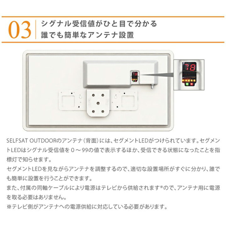 楽天市場】【送料無料】フラット型ポータブルBS・110°CSアンテナセット 