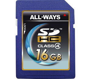 SD[J[h@16GB@CLASS4 iE-SDHC16-AWj
