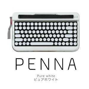 �^�C�v���C�^�[�����g���L�[�{�[�hPENNA-�y�i- ���������� ���g�� ���a �v���[���g �M�t�g ���� �j�� 30�� 40�� �A���e�B�[�N Bluetooth iPad iPhone �^�u���b�g Mac ���C�����X �L�[�^�b�` �^�b�`�� �C