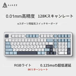 [AJAZZ����]AK980MAX ���s�b�g�g���K�[ ���J�j�J�� �Q�[�~���O�L�[�{�[�h 101�L�[ 98�� �z�b�g�X���b�v�Ή� 8000Hz�|�[�����O���[�g 0.01mm�������͐��x 128K�X�L�������[�g ����5�w�K�X�P�b�g �L��USB-