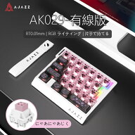 AJAZZ日本公式 国内正規品 AK029 片手ゲーミングキーボード メカニカル ラピットトリガー 29キー配列 か…