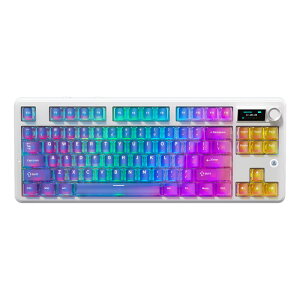 AJAZZ���{���� �������K�i MK87Pro ���J�j�J�� �Q�[�~���O�L�[�{�[�h �f���A��8KHz�|�[�����O �}���[�d(3�{���x) 87�L�[ TKL 10000mAh��e�ʃo�b�e���[ TFT�X�N���[�� ���ʒ��ߋ����m�u �z�b�g�X���b