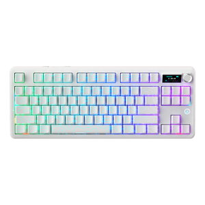AJAZZ���{���� �������K�i MK87Pro ���J�j�J�� �Q�[�~���O�L�[�{�[�h �f���A��8KHz�|�[�����O �}���[�d(3�{���x) 87�L�[ TKL 10000mAh��e�ʃo�b�e���[ TFT�X�N���[�� ���ʒ��ߋ����m�u �z�b�g�X���b