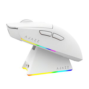 AJAZZ���{���� �������K�i AJ139 V2 MC �Q�[�~���O�}�E�X �g���C���[�h 2.4Ghz/ BT/�L�� PAW3311�Z���T�[ 1000Hz�|�[�����O���[�g 24000DPI �}�E�X�{�̋y�у}�O�l�b�g�[�d�h�b�NRGB���C�g�t�� 66g�y�� 500mAh