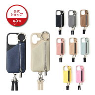 【公式店】【iPhone case】【カードケースあり】ajew cadenas zipphonecase shoulder エジュー スマホケ…