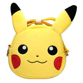 ■ポケットモンスター ポケモン【フェイスポシェット ピカチュウ】バッグ ショルダーバッグ 斜め掛け ぬいぐるみ キャラクター 人気 子供 キッズ レジャー お出かけ かわいい 誕生日 クリスマス 0940171/RM-7582　[後払不可]【ギフト不可】. プラスト