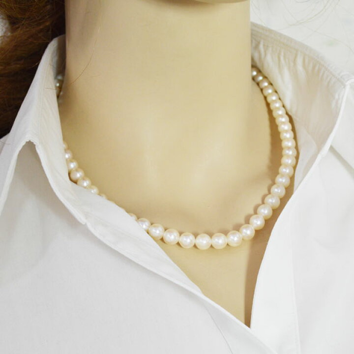 楽天市場】#現品限り #天然パール 【あこや本真珠 ネックレス 6～6.5mm 