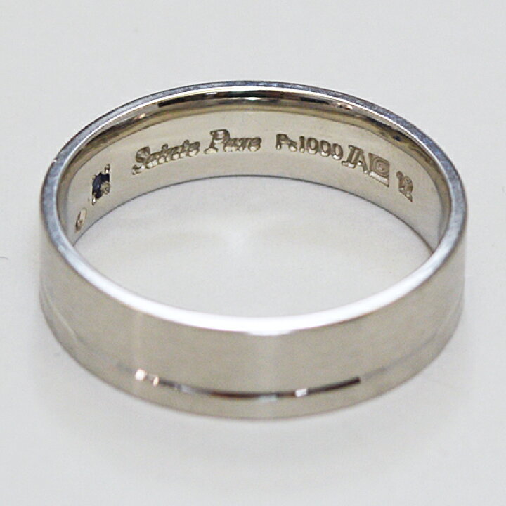 大特価 Sainte Insideサファイア セント マリッジリング ピュール Pt1000 プラチナ 結婚指輪 Pure ペアリング ブルーサファイア
