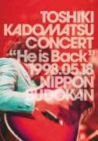 【オリコン加盟店】10％OFF+送料無料■通常盤■角松敏生　2DVD【TOSHIKI KADOMATSU CONCERT “He is Back” 1998.05.18 日本武道館】15/3/4発売【楽ギフ_包装選択】