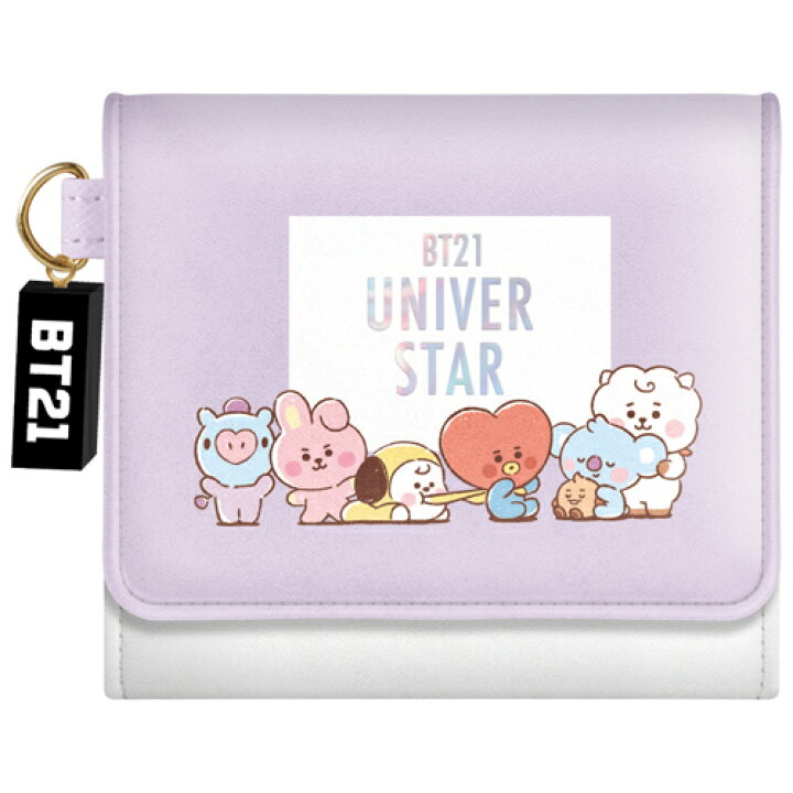 楽天市場】○クラックス□[公式] BT21 防弾少年団 BTS【三つ折り財布 