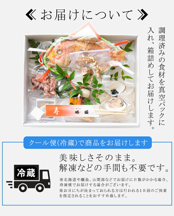楽天市場 お食い初め膳 生後 100日 お祝い お食い初め セット 料理 女の子 男の子 宅配 お祝い膳 七五三 中身のみ 真空パック 冷蔵 のし紙 焼き鯛 海老 赤飯 歯固め石付き 蛤のお吸い物 大阪味源 楽天市場店