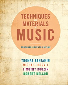 【中古】【未使用・未開封品】Techniques and Materials of Music: From the Common Practice Period Through the Twentieth Century