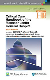 【中古】【未使用・未開封品】Critical Care Handbook of the Massachusetts General Hospital
