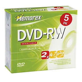 【中古】【未使用・未開封品】Memorex 4.7GB DVD-RW メディア (5個パック) (メーカー生産終了)