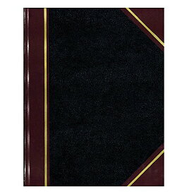 【中古】【未使用・未開封品】Texhide Accounting Book, Black/Burgundy, 150 Green Pages, 10 3/8 x 8 3/8 (並行輸入品)