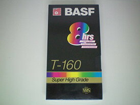 【中古】【未使用・未開封品】BASF T-160 Extra Quality 8 Hour Blank VHS Video Cassette Recording Tape