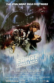 【中古】【未使用・未開封品】STAR wars- The Empire Strikes Back映画ポスター印刷、27?x 40ポスター印刷、27?x 40