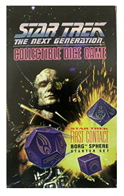 【中古】【未使用・未開封品】Star Trek the Next Generation Collectable Dice Game First Contact Borg Sphere Starter Set