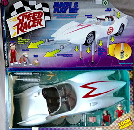 【中古】【未使用・未開封品】Speed Racer Mach V Playset with Exclusive Spridle & Chim Chim Figures
