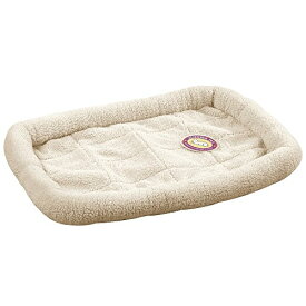 【中古】【未使用・未開封品】Slumber Pet Sherpa Crate Beds - Comfortable Bumper-Style Beds for Dogs and Cats - Small, Natural Beige by Slumber Pet