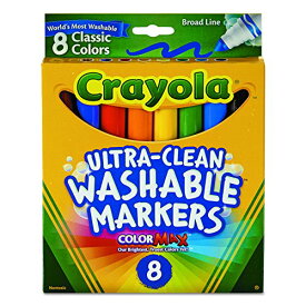 【中古】【未使用・未開封品】Crayola Classic Washable Marker Set 58-7808