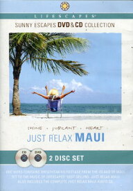 【中古】【未使用・未開封品】Lifescapes : Sunny Escapes Dvd Cd Collection Just Relax Maui