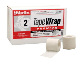 【中古】【未使用・未開封品】Mueller(ミューラー) テープラッププレミアム Tape Wrap Premium 50mm [24個入り] 自着性 伸縮テープ 24058 ホワイト 50mm