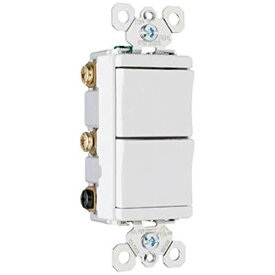 【中古】【未使用・未開封品】Pass & Seymour TM813WCC6 Single Pole Decorator Switch 15-Amp 120-volt/277-volt, White by Legrand-Pass & Seymour