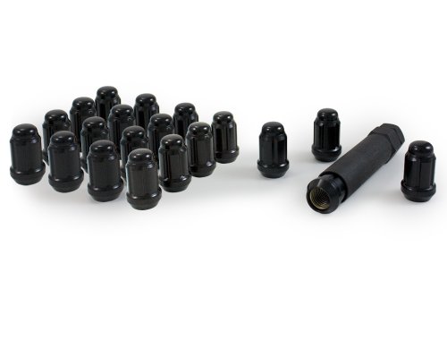 【未使用・未開封品】Gorilla Automotive 21133BC Small Diameter Acorn Black 5 Lug Kit (12mm x 1.50 Thread Size) - Pack of 20のサムネイル