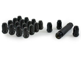 【中古】【未使用・未開封品】Gorilla Automotive 21133BC Small Diameter Acorn Black 5 Lug Kit (12mm x 1.50 Thread Size) - Pack of 20