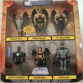 【中古】【未使用・未開封品】DC Universe Justice League Unlimited Exclusive Action Figure 6Pack Attack From Thanagar Paran Dul, Hro Talak, Lt.