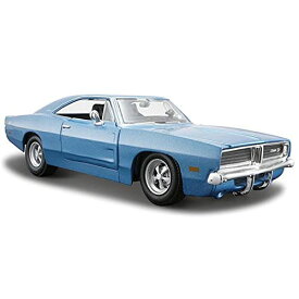 【中古】【未使用・未開封品】1969 Dodge Charger R/T Blue 1:25 Diecast Model Car