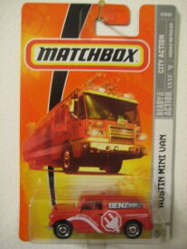 【中古】【未使用・未開封品】Mattel Matchbox 2008 MBX City Action 1:64 Scale Die Cast Metal Car # 53 - Austin Mini VAN RED