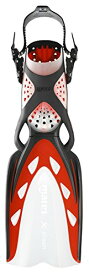 【中古】【未使用・未開封品】(Red, Regular) - Mares X-Stream Open heel Fins