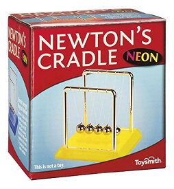 【中古】【未使用・未開封品】Toysmith Neon Coloured Newton's Cradle - Colours May Vary