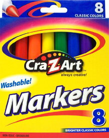 【中古】【未使用・未開封品】Cra-Z-art Classic Washable Broadline Markers, Box of 8 (10000PS-24)