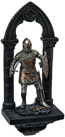 【中古】【未使用・未開封品】西洋甲冑鎧 中世騎士 ギャビン卿 壁彫刻 西洋置物オブジェ 美術品 彫像/Design Toscano Knights of the Realm 3-Dimensional Sir Gavin Wall Scu
