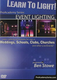 【中古】【未使用・未開封品】Learn to Light: Pro Academy - Event Lighting [DVD] [Import]