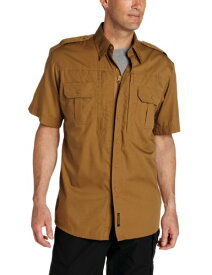 【中古】【未使用・未開封品】Propper メンズ半袖タクティカルシャツ Medium Regular ブラウン