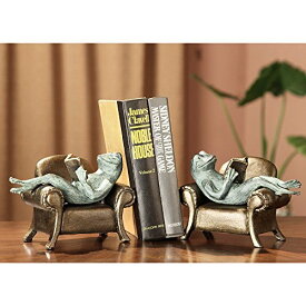 【中古】【未使用・未開封品】SPI Home 33537 Frog on Sofa Bookends