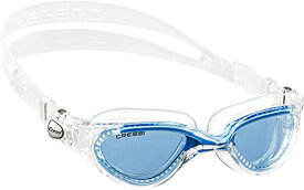 【中古】【未使用・未開封品】(Clear Light Blue/Azure Lens, Goggles) - Cressi Flash Swim Goggles Adult - Swimming Goggles For Men - Anti Fog Lens (also Mirrored) - M