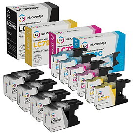 【中古】【未使用・未開封品】LD テつゥ Compatible LC79 Bulk Set of 10 Extra High Yield Ink Cartridges: 4 Black & 2 each of Cyan / Magenta / Yellow by LD Products