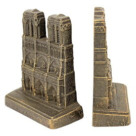 【中古】【未使用・未開封品】Design Toscano Notre Dame of Paris Sculptural Bookends SP1387