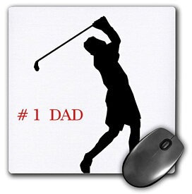 【中古】【未使用・未開封品】3drose Play Golf Dad???マウスパッド、8?× 8インチ(MP 19979?_ 1?)