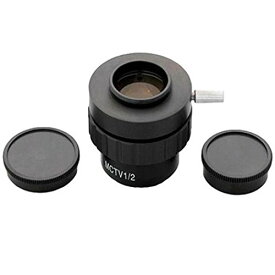 【中古】【未使用・未開封品】AmScope 0.5X Cマウントレンズアダプター用のビデオカメラ顕微鏡