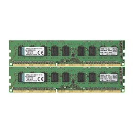 【中古】【未使用・未開封品】キングストン Kingston サーバー用 メモリ DDR3 1333(PC3-10600) 8GB×2枚 ECC Unbuffered DIMM KVR1333D3E9SK2/16G