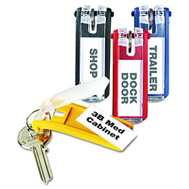 【中古】【未使用・未開封品】Key Tags for Locking Key Cabinets, Plastic, 1 1/8 x 2 3/4, Assorted, 24/Pack (並行輸入品)