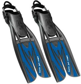 【中古】【未使用・未開封品】Scubapro Twin Jet Max Open Heel Split Fins, BL-SM