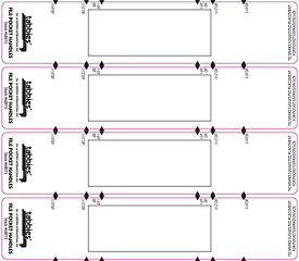 【中古】【未使用・未開封品】(White) - Tabbies 24cm x 5.1cm File Pocket Handles, White, 48 per Pack (TAB68815)
